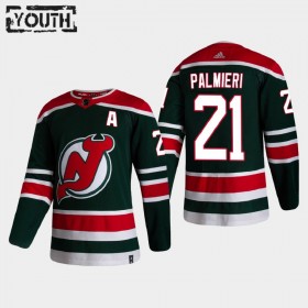 New Jersey Devils Kyle Palmieri 21 2020-21 Reverse Retro Authentic Shirt - Kinderen